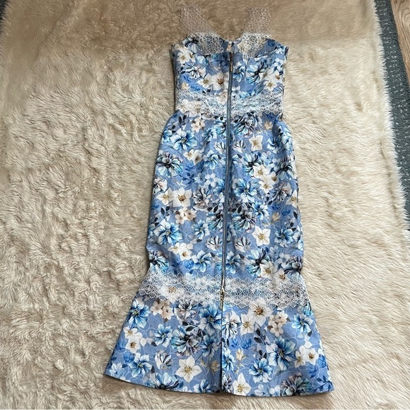 Bronx and Banco Yana Floral Midi Dress - Size Small worn once now! - Picture 5 of 7